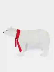 Белый фигура светодиодная акриловая Санта-Клаус, Медведь, морозостойкая
