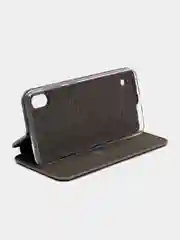 Серебряный чехол-книжка Samsung Galaxy A10 (Самсунг Галакси А10)