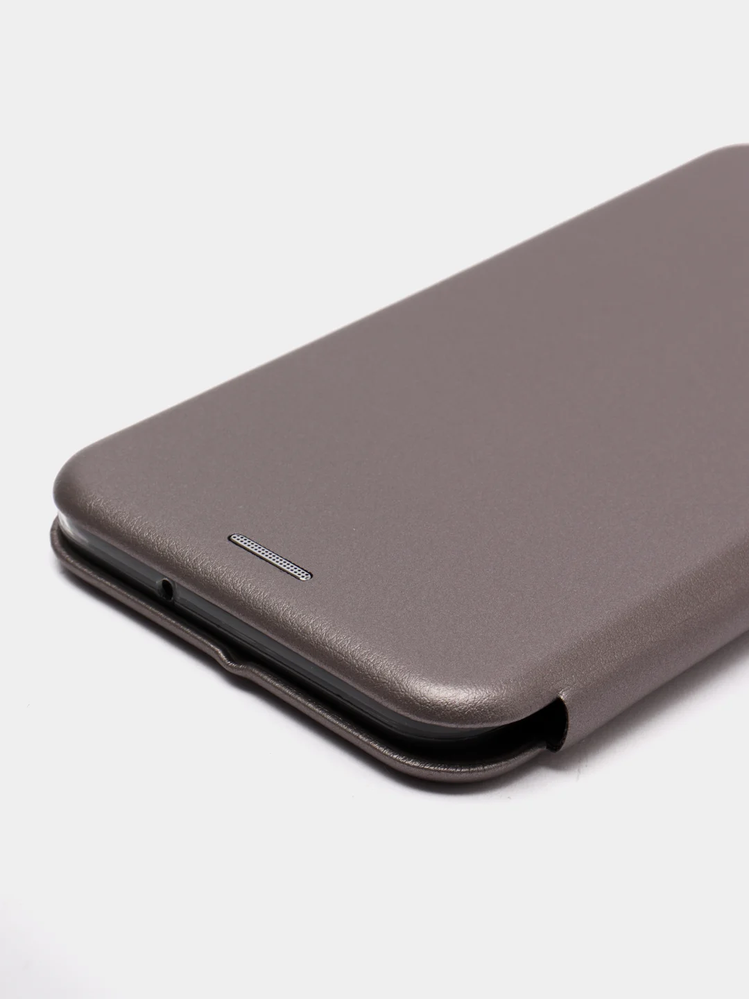 Серебряный чехол-книжка Samsung Galaxy A10 (Самсунг Галакси А10)