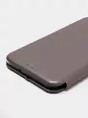 Серебряный чехол-книжка Samsung Galaxy A10 (Самсунг Галакси А10)