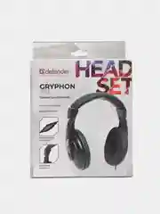 Наушники проводные накладные Defender Gryphon 751, черный