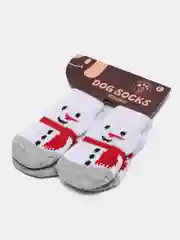 Синий меланж носки для собак