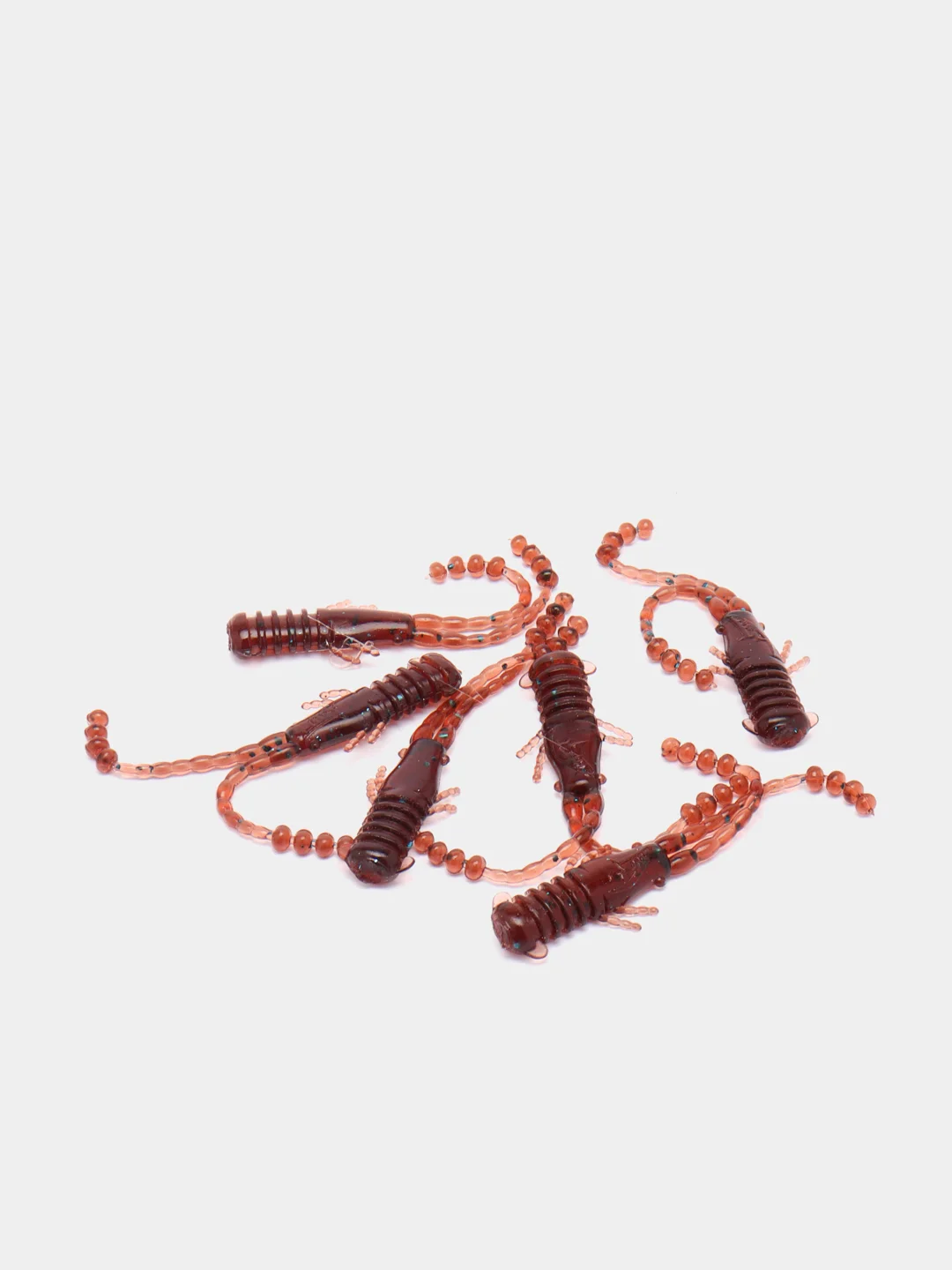 Приманка силиконовая Reflex Shrimp 3", 77 мм, 6 штук на окуня и берша