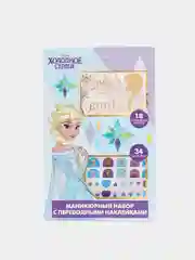 Черный наклейки на ногти + тату: Рапунцель, Кошечка Мари, Холодное сердце, My little Pony"
