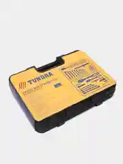 Набор инструментов в кейсе Тундра, автомобильный, CrV, 1/2" и 1/4", 77 предметов
