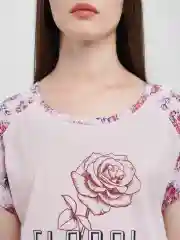 Конфетный пижама женская, с бриджами