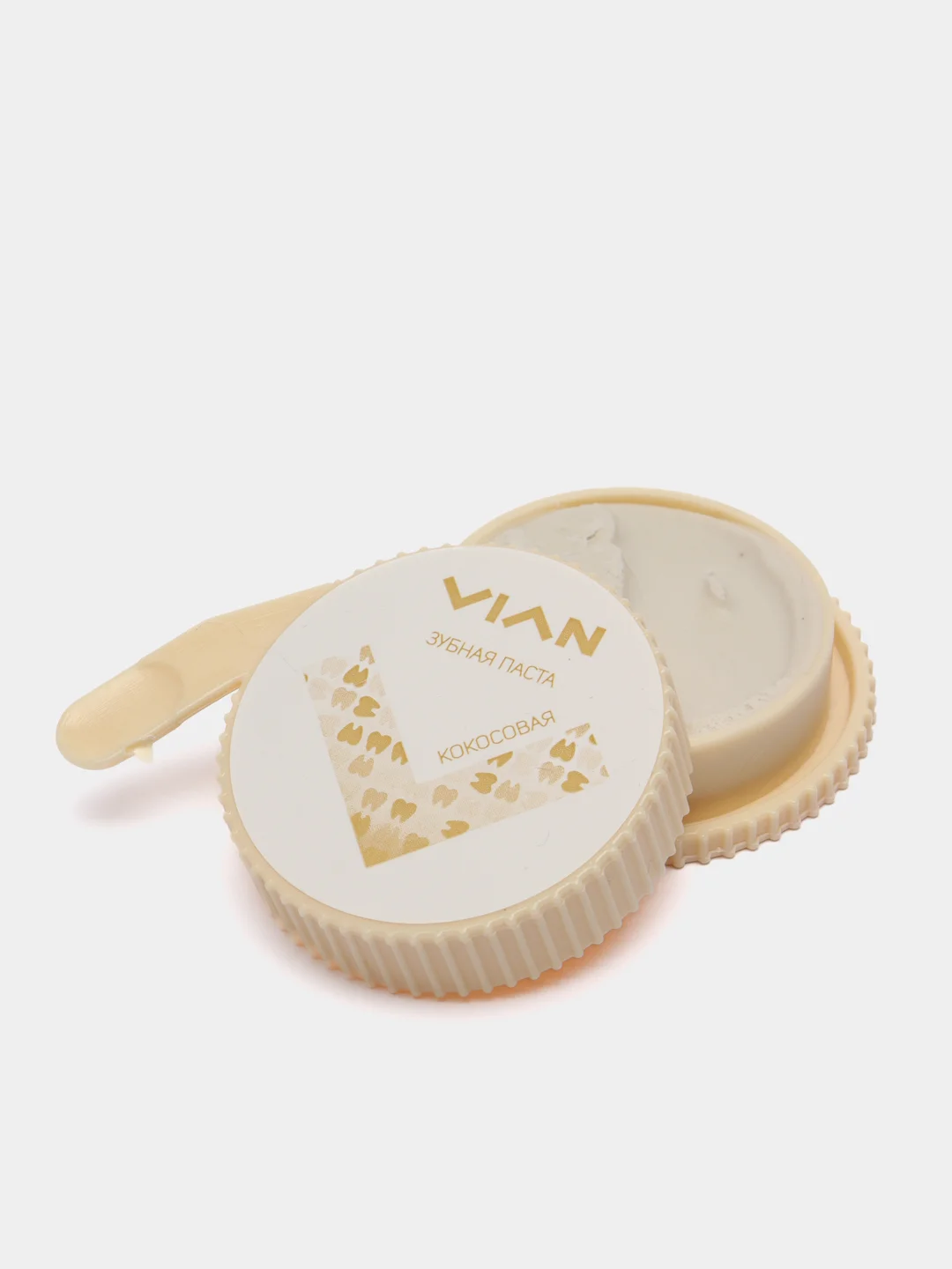 Бежевый натуральная зубная паста VIAN