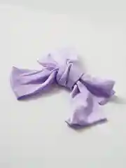 Фиолетовый бант-заколка для волос, атласный