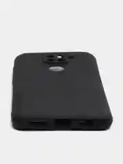 Угольный чехол для Xiaomi Redmi Note 9, Сяоми Редми Нот 9 силиконовый, цветной матовый