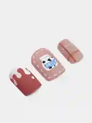 Молочный типсы для дизайна ногтей