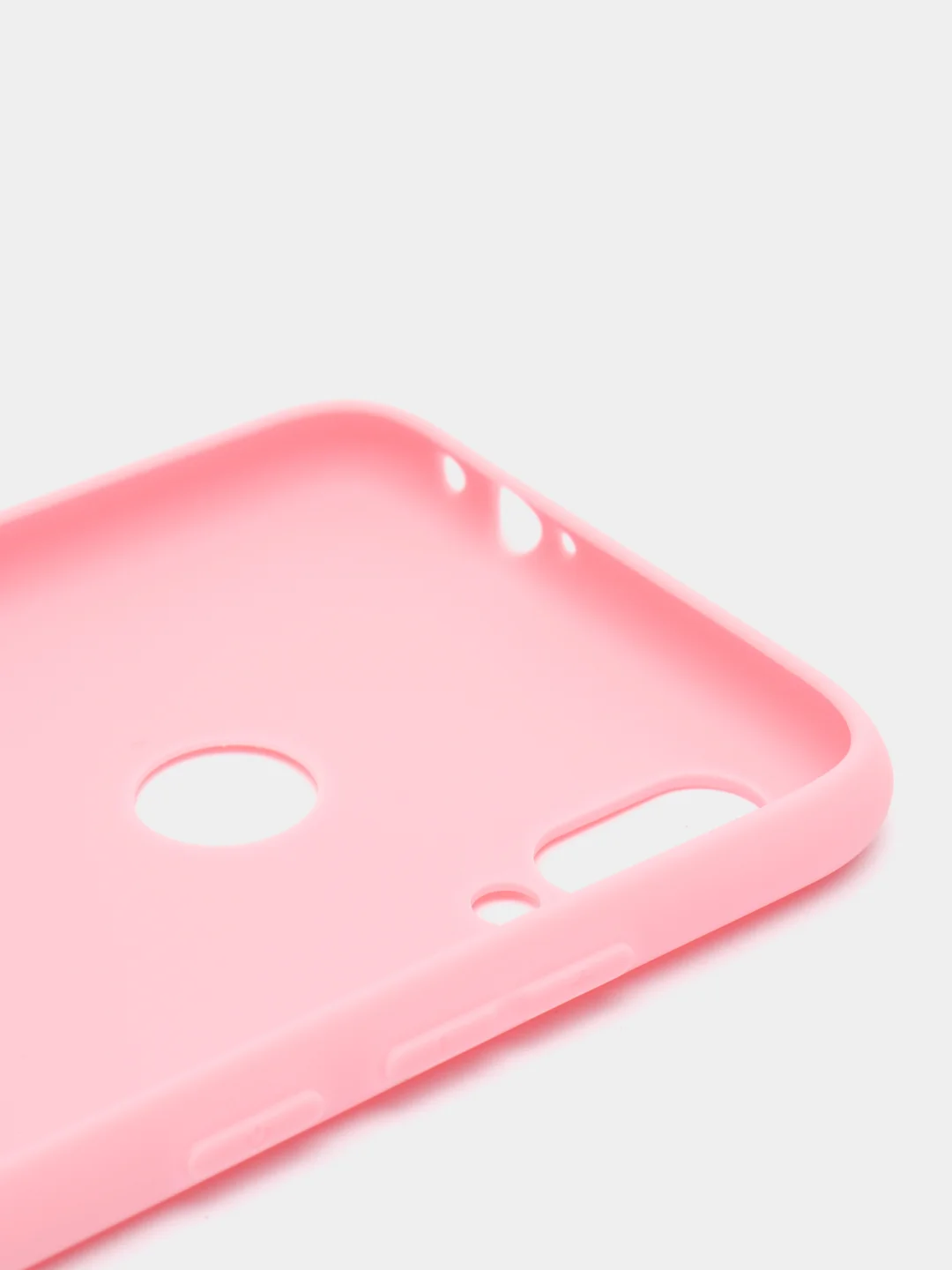 Розовый чехол Xiaomi Redmi Note 7 силиконовый цветной матовый (Сяоми Редми Нот 7)