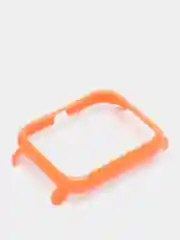 Оранжевый фирменный защитный чехол рамка для Xiaomi Amazfit Bip (Сяоми амазфит бип)