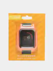 Оранжевый фирменный защитный чехол рамка для Xiaomi Amazfit Bip (Сяоми амазфит бип)