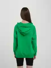 Зеленый кофта женская, худи