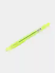 Желтый ручка шариковая СТАММ 511 Neon, синяя, 1,0 мм, прозрачный корпус, с блестками