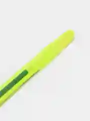 Желтый ручка шариковая СТАММ 511 Neon, синяя, 1,0 мм, прозрачный корпус, с блестками