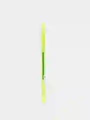 Желтый ручка шариковая СТАММ 511 Neon, синяя, 1,0 мм, прозрачный корпус, с блестками