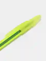 Желтый ручка шариковая СТАММ 511 Neon, синяя, 1,0 мм, прозрачный корпус, с блестками