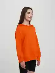 Оранжевый кофта женская, худи