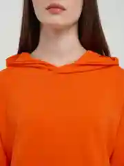 Оранжевый кофта женская, худи