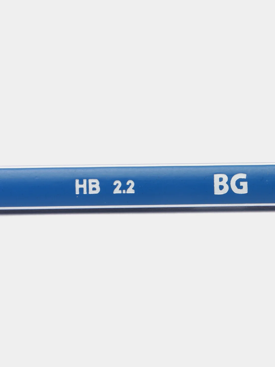 Синий карандаш чернографитный BG "Exotic" HB, с ластиком, трехгранный