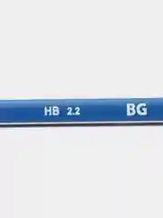 Синий карандаш чернографитный BG "Exotic" HB, с ластиком, трехгранный