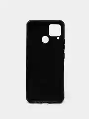 Синий чехол Realme C15 / C25 / C25S Реалми С15 / С25 / С25С силиконовый, имитация кожи