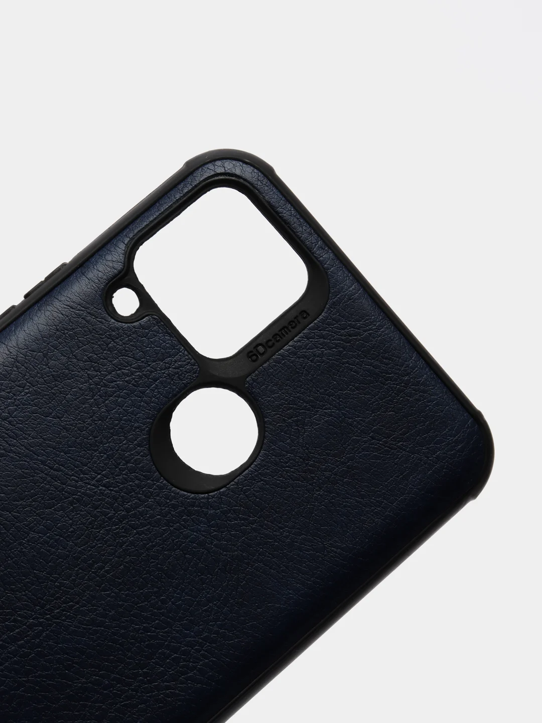 Синий чехол Realme C15 / C25 / C25S Реалми С15 / С25 / С25С силиконовый, имитация кожи