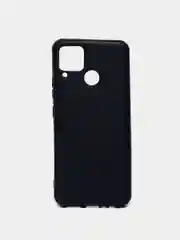 Синий чехол Realme C15 / C25 / C25S Реалми С15 / С25 / С25С силиконовый, имитация кожи