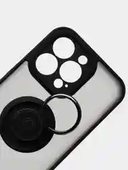 Черный чехол для iPhone 11, 13, 13 Pro, 13 Pro Max, 12, 12 Pro, 12 Pro Max кольцо, магнит