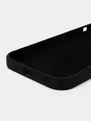 Черный чехол силиконовый для iPhone 13, 13 Pro, 13 Pro Max, с закрытым низом