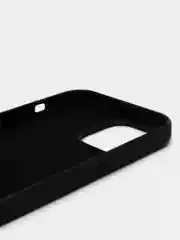 Черный чехол силиконовый для iPhone 13, 13 Pro, 13 Pro Max, с закрытым низом