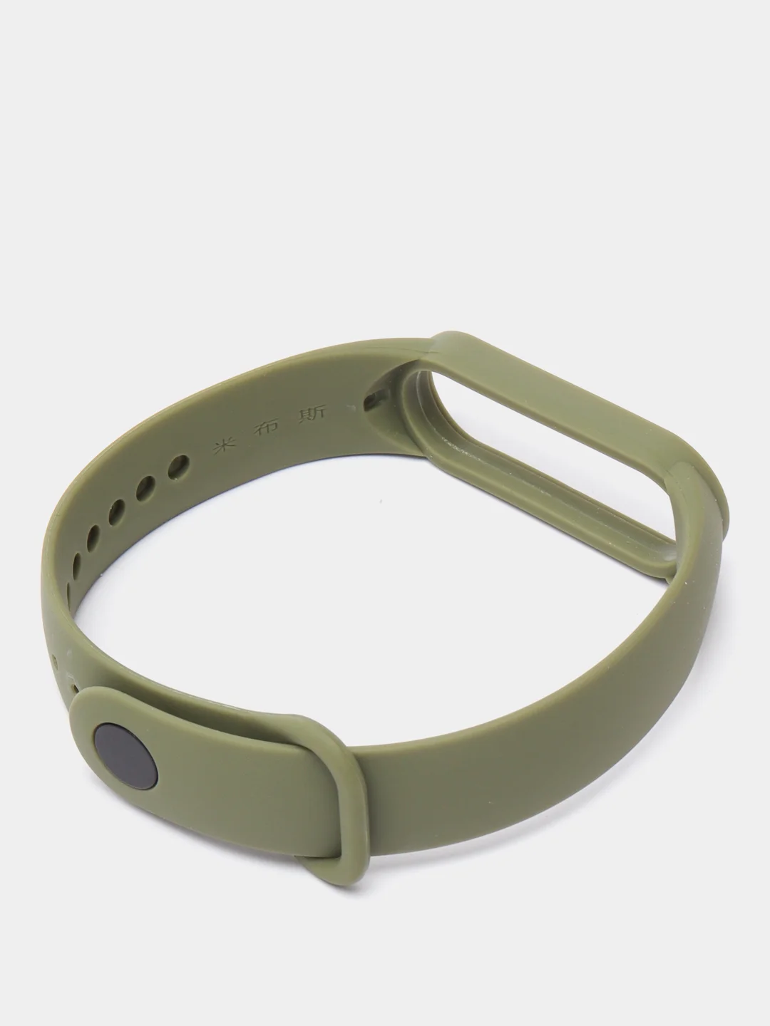 Хаки ремешок для Xiaomi Mi Band 5 / 6 / 7, силиконовый