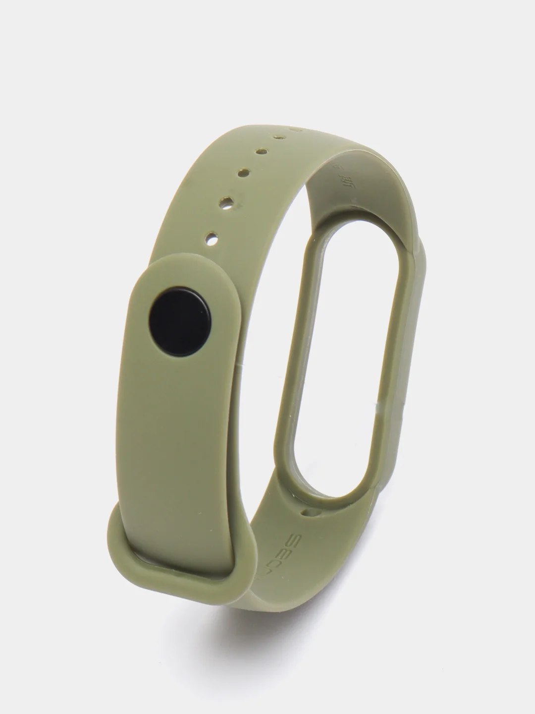 Хаки ремешок для Xiaomi Mi Band 5 / 6 / 7, силиконовый