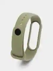 Хаки ремешок для Xiaomi Mi Band 5 / 6 / 7, силиконовый