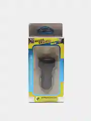 Серебряный автомобильное зарядное устройство, 2 USB, 3.1 А