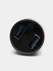 Серебряный автомобильное зарядное устройство, 2 USB, 3.1 А