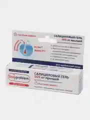 Салициловый гель SOS от прыщей и черных точек Stopproblem для локального применения, 15 мл