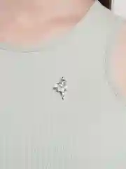 Кремовый брошь женская на булавке на одежду / Украшение