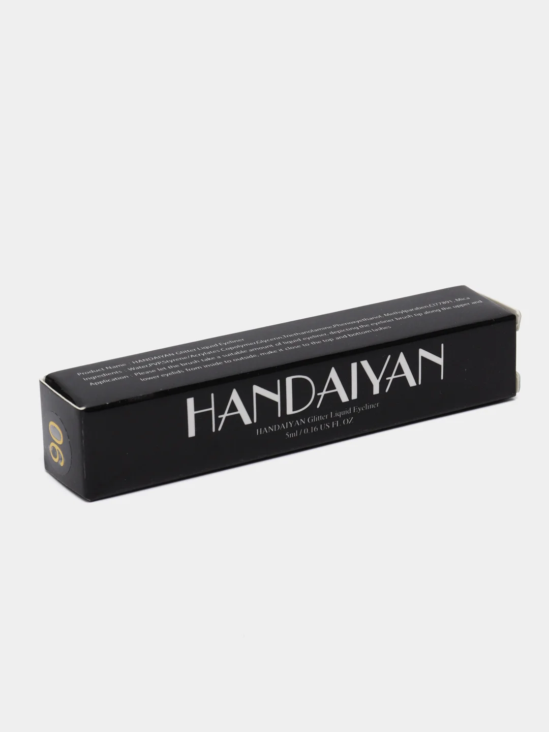 Золотой подводка блестящая для глаз (Глиттер) - HANDAIYAN