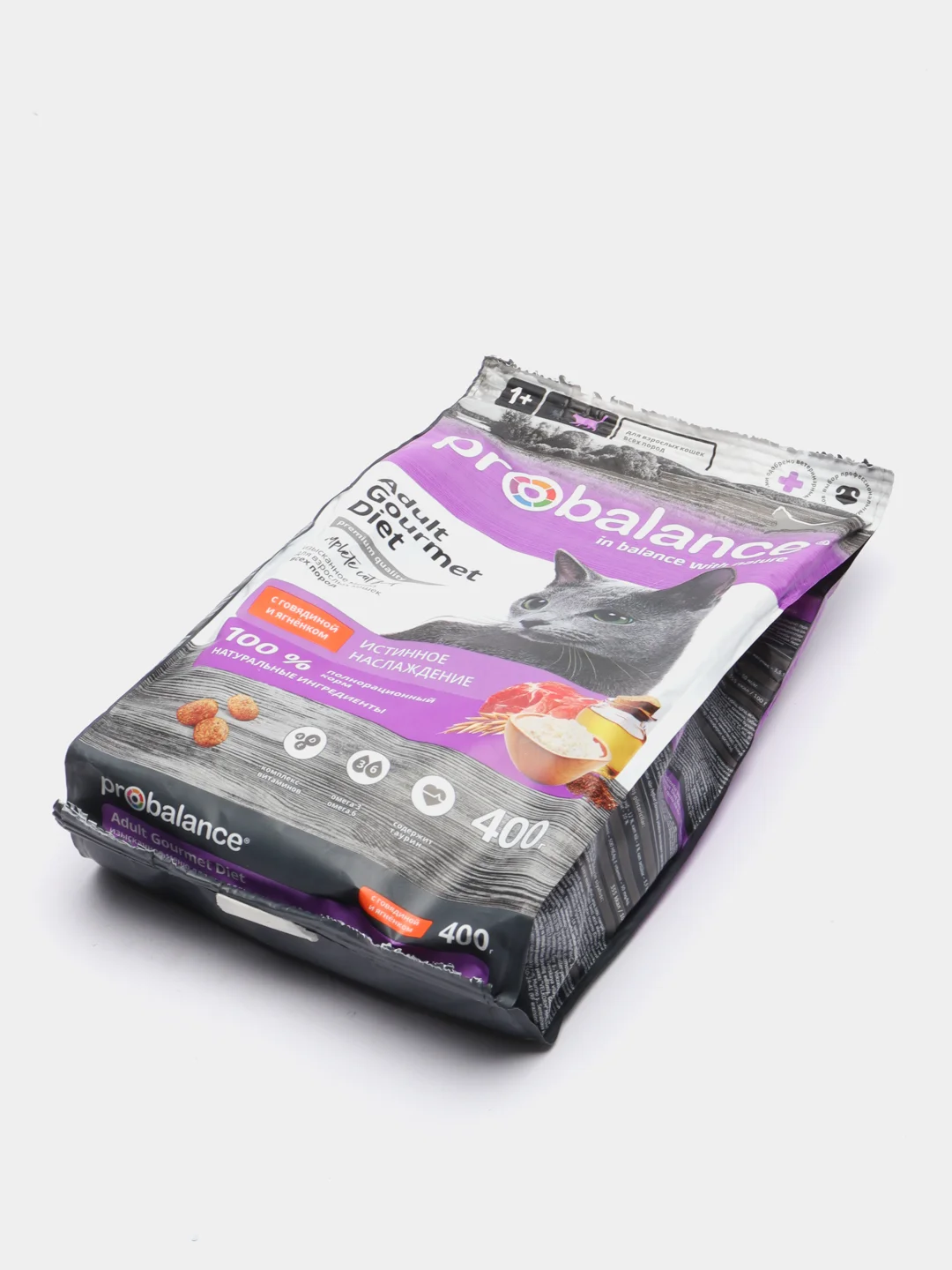 Сухой корм для кошек ProBalance с говядиной, с ягненком
