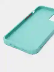 Бирюзовый чехол Apple iPhone 12 Mini (5.4) силиконовый противоударный с усиленными углами