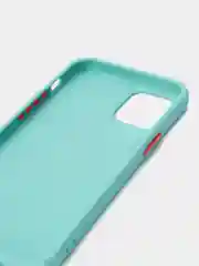Бирюзовый чехол Apple iPhone 12 Mini (5.4) силиконовый противоударный с усиленными углами