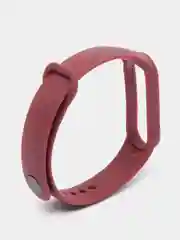 Багровый ремешок для Xiaomi Mi Band 5 / 6 / 7, силиконовый