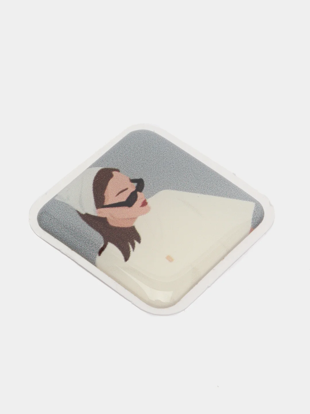 Коралловый меланж 3d наклейка-стикер на телефон девушка, Скриптонит, love is