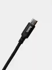 Черный кабель для зарядки и передачи данных HOCO X14 Micro-USB для Android 1м и 2м
