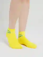 Носки укороченные с надписью