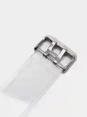 Оранжевый ремешок для Apple Watch 38 / 40 / 41 / 42 / 44 / 45 / 49 мм браслет силиконовый прозрачный