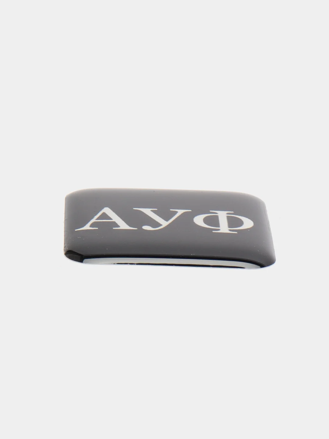 Голубой 3d-наклейка на телефон "АУФ, амор, amor, я девочка"