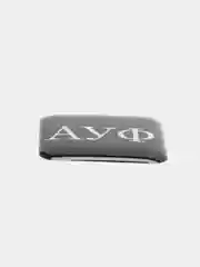 Голубой 3d-наклейка на телефон "АУФ, амор, amor, я девочка"